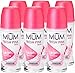 Price comparison product image Mum Fresh Pink Rose Perfumed Roll On Deodorant, 48 Hours Plus Protection, Alcohol Free Womens Deodorant, Anti-Perspirant, Vegan, Sustainable Glass Bottle, Rose Fragrance, 50 ml, Pack of 6
