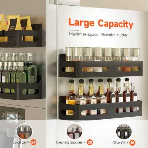 Save 20% on 4-Pack Magnetic Spice Rack for Fridge - Image 4