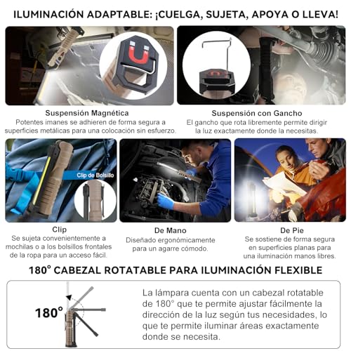 Lampara de mano con iman Marca JYYBN (3)