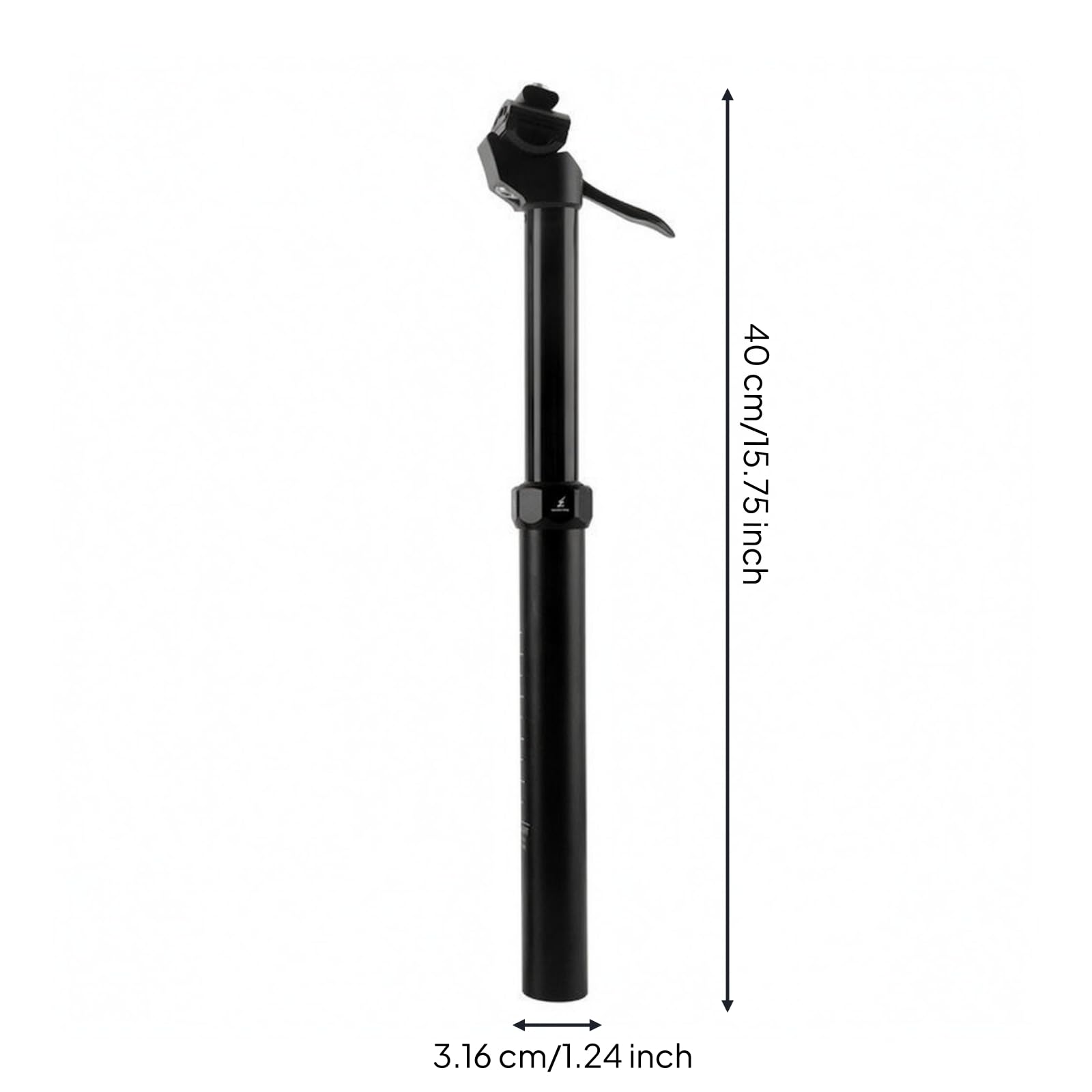 Reggisella Telescopico Bici Reggisella Dropper Sella Tubo Regolabile Manuale Cambio Rapido Posizione Sella Corpo in Lega , 31.6mm 125mm Di Escursione , S01