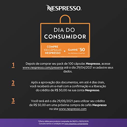 Nespresso 100 cápsulas de café Lungo