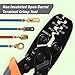 iCrimp Non Insulated Open Barrel Terminal Crimp Tool - Wire Crimper for Molex, Delphi, AMP/Tyco, Harley, PC/Computer, Automotive 24-14 AWG