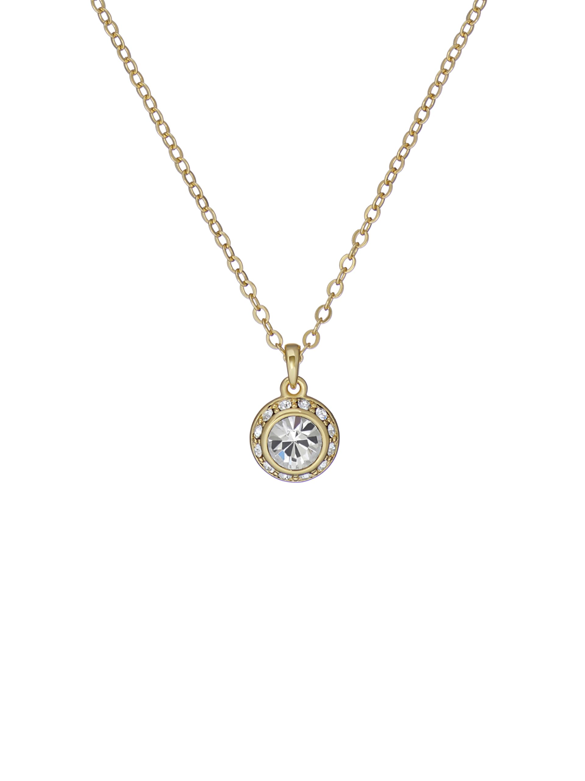 Soltell Solitaire Sparkle Crystal Necklace For Women