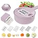 Produktbild Jeslon Vegetable Mandoline Schneidemaschine - 10 in 1 Gemüsespiralizer Cutter und Shredder - Küche Mehrzweck-Julienne-Reibe mit Schutz und Eiweiß-Separator - Low Carb-Mahlzeiten