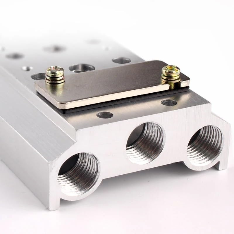 Plaque d'électrovanne pneumatique collecteur 13 ports pour vanne 4V320