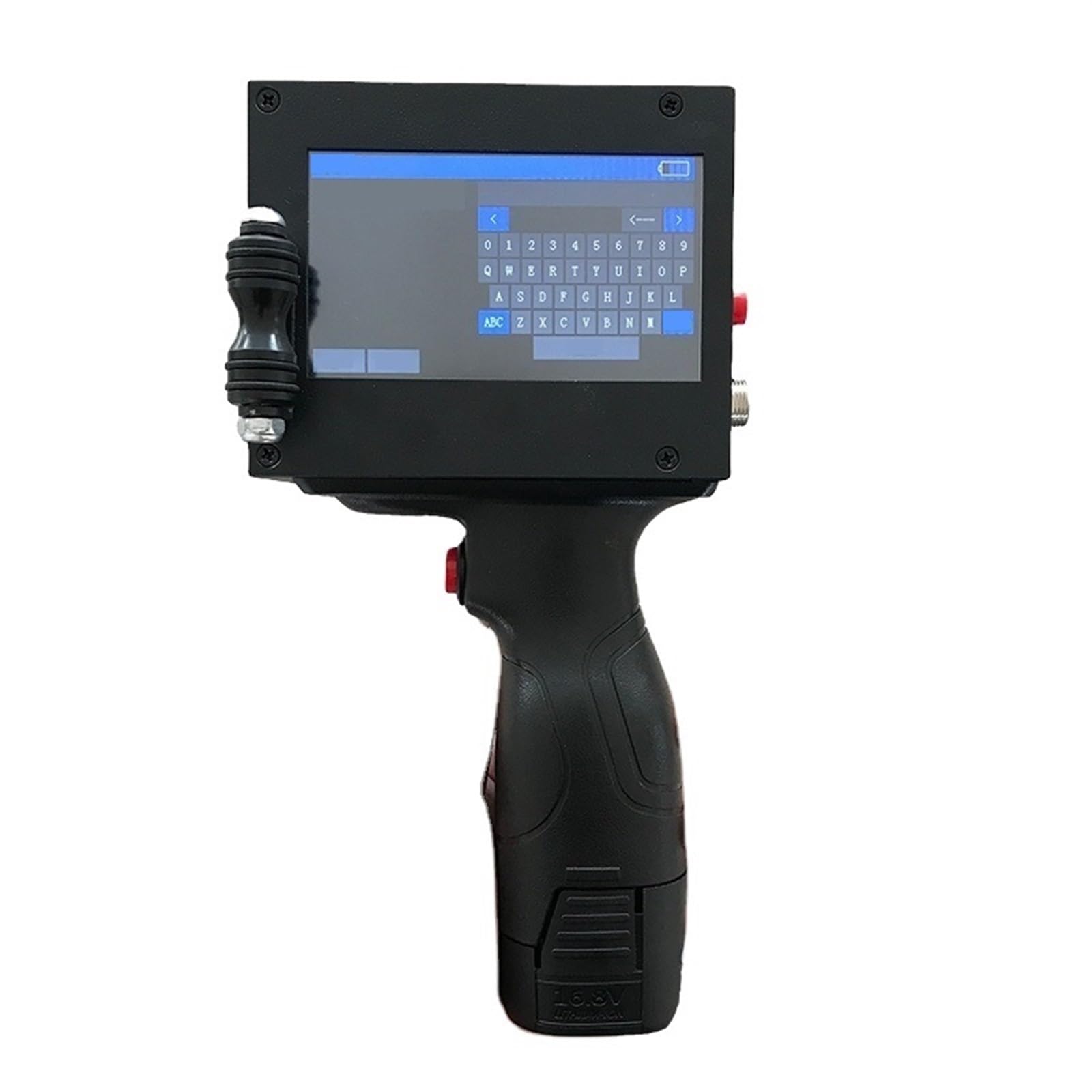 Portable Handheld Inkjet Printer Date Printing Batch Code On Plastic Steel Glass Carton Wood 12.7mm The Weld Is Strong
