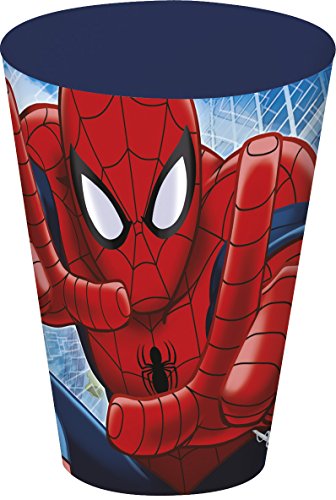 Home Line Vaso Spiderman Set DE 2 de plástico para Niños (260 ml) Cover