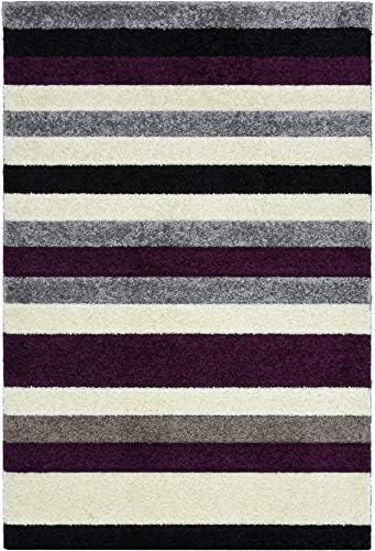 Dandy by William Armes, Linea Stripey Colourful Area Rug, Rainbow, 200 x 66