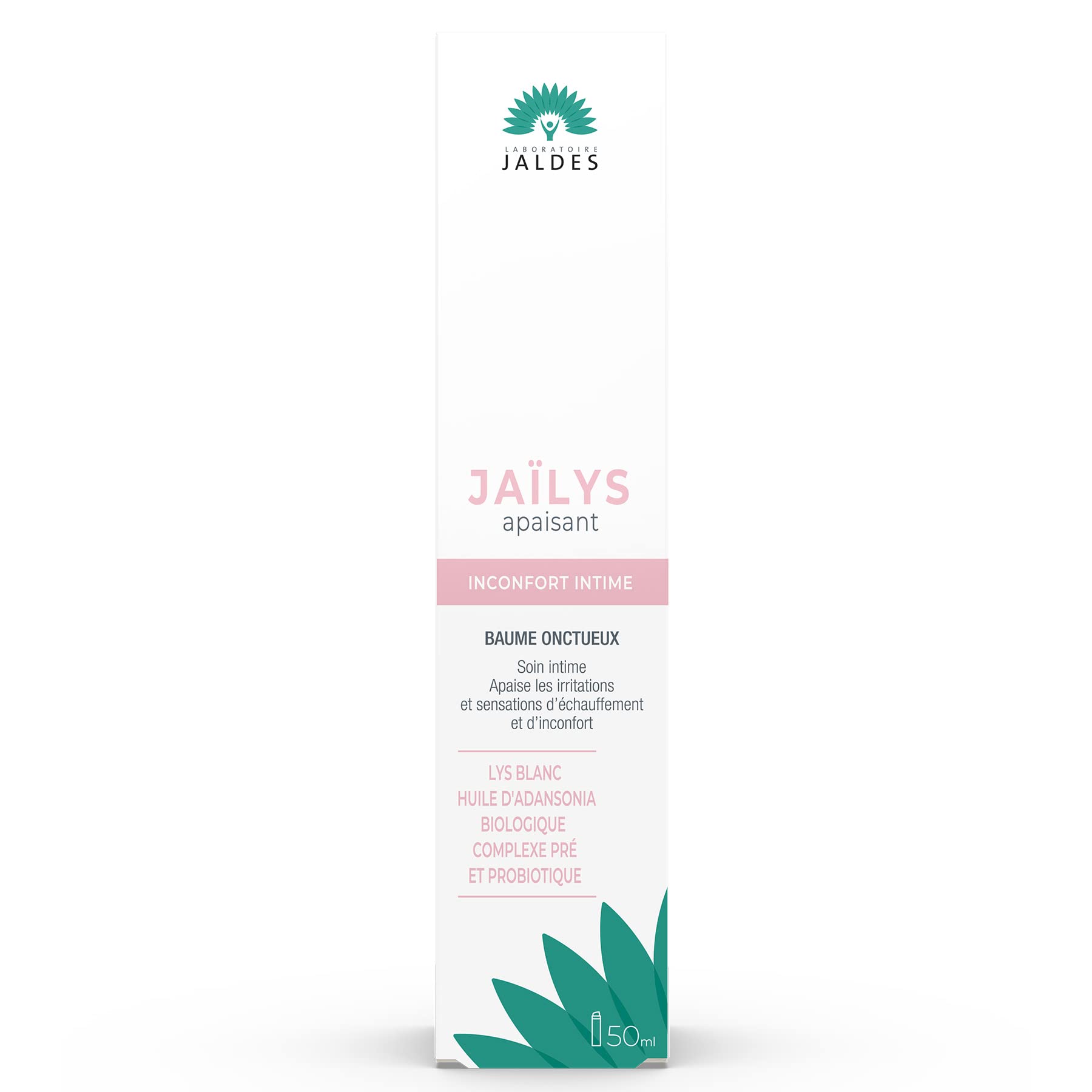 JAÏLYS APAISANT | Inconfort de la zone intime | Airless 50ml | Pour apaiser, soulager et adoucir la zone vulvaire | Excellente tolérance | Peut être utilisé dès 3 ans | LABORATOIRE JALDES