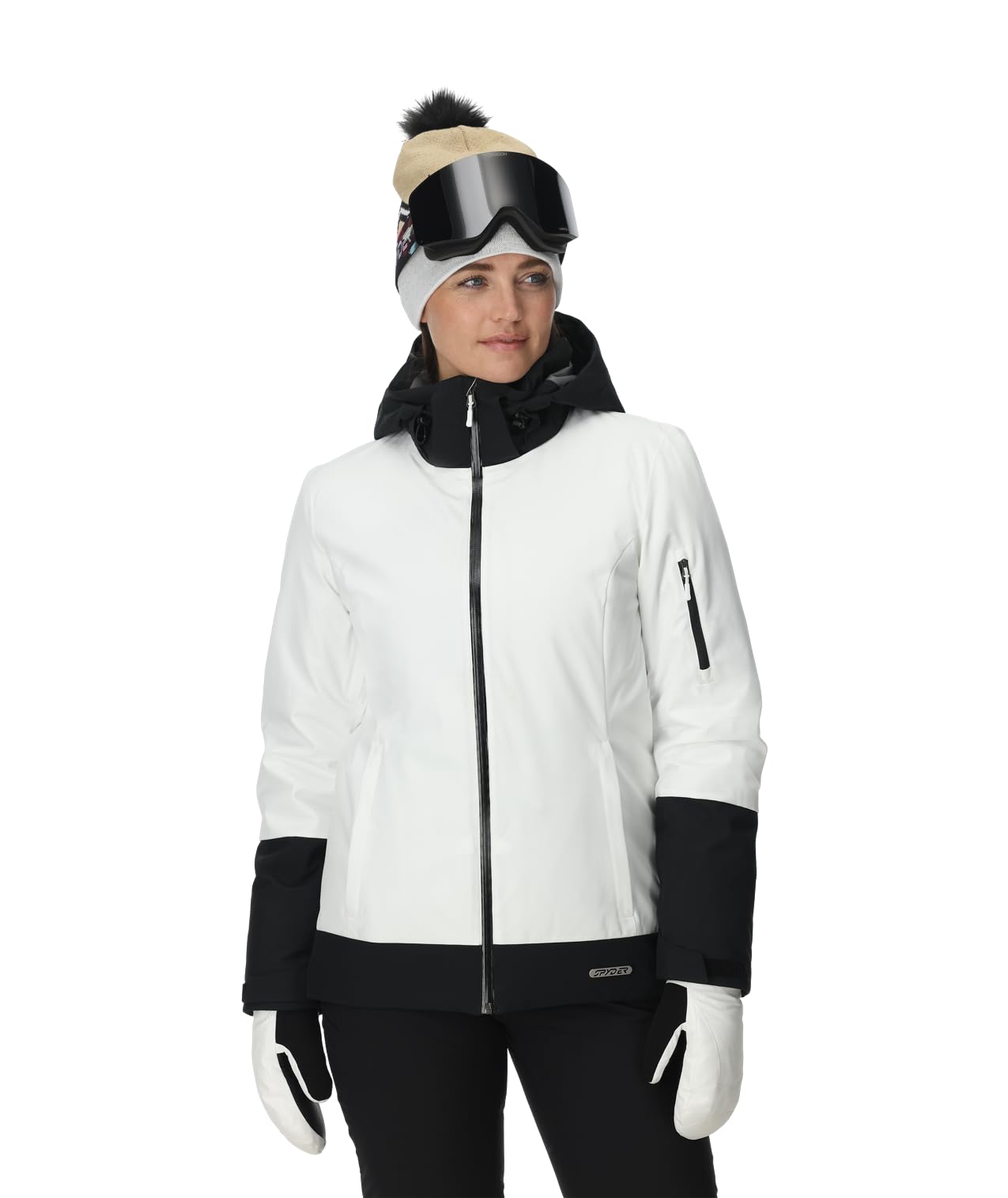 Spyder MYSTIC JACKET, Damen, WHITE, S