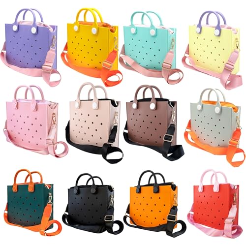 Soft Rubber Women Shoulder Bag Colorful Fashion Beach Handbag Summer Style Shopping Bags3