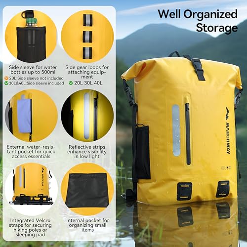 MARCHWAY 20L Floating Roll Top Dry Bag