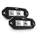 MICTUNING Flush Mount LED Pods, 2Pcs 40W Flood CREE LED Work Light Bar, Off Road Backup Driving Lights Fog Lamp for Jeep Bumper ATV UTV SUV Truck Boat