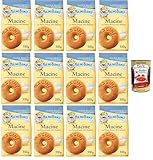 Mulino Bianco Macine Biscuits with 100% Italian Fresh Cream 12 x 350 g Biscuits Cookies + Italian Gourmet Polpa 400 g