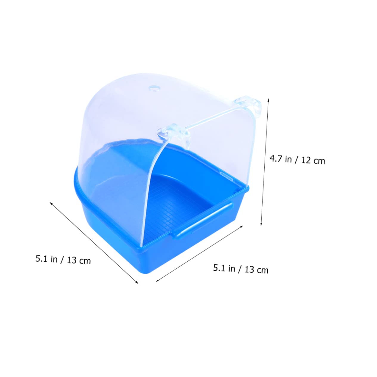 FRCOLOR 2 Pz Gabbia per Uccelli jaulas para pajaros Bagno per pappagallini Parti Doccia Vasca Doccia per Uccelli Vasca per Uccelli peonia Vasca da Bagno Scatola da Bagno