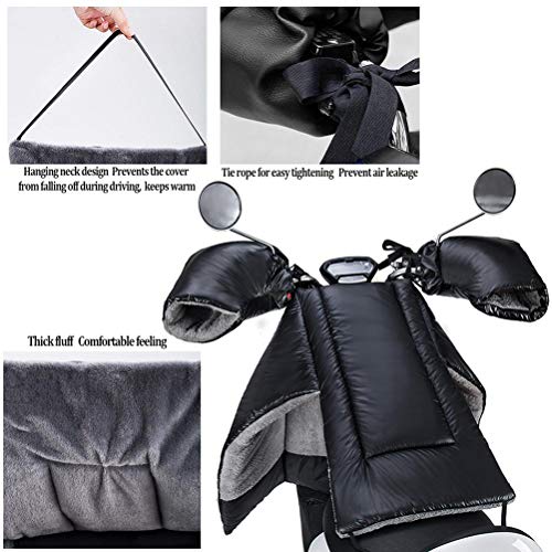 Protection Tablier Couvre Jambe Scooter avec Manchon de Guidon, Housse Protection Contre Le Froid et la Pluie - Scooter Tablier Universel Couverture Couvre Jambe pour Scooter Couverture - Image 5