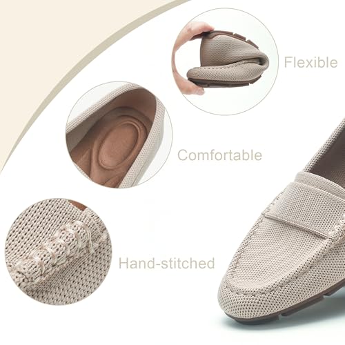 Image of feabtonbd Loafers for Women Comfortable Breathable ShoeCasual Slip On Womens Driving Flats Shoes