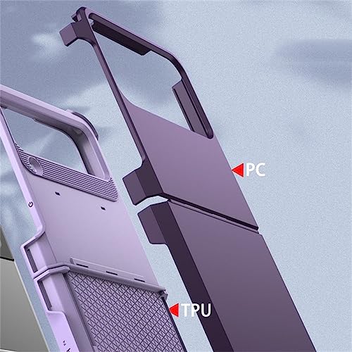 Coque violette antichoc pour Samsung Galaxy Z Flip 4 et 3