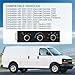DICMIC Front A/C Heater Climate Control Module Compatible with 2001-2014 Chevrolet Express 1500 GMC Savana 1500 2001-2021 Chevrolet Express 2500 3500 GMC Savana 2500 3500 Replace# 599-293, ‎15773676