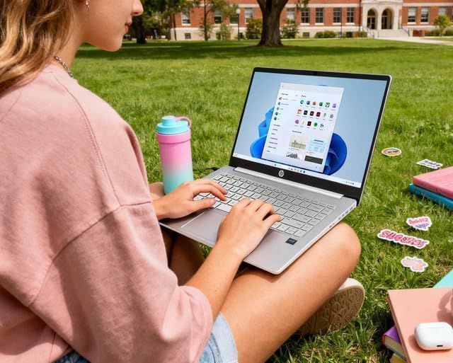 HP Ultrabook Laptop with Copilot AI • 2026 Edition • Microsoft 365 Included • Latest Intel CPU • 64GB SSD • Windows 11 • Thin & Portable • w/o Mouse • 8GB RAM • 14" HD Display • Essential Laptop image 7