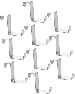 30 PCS z Type Hook Heavy Duty Clothes Rack Kitchen Cabinet Decor Cabinet Hooks Cabinet Drawer Hooks Stainless Steel Over Door Hooks uoad Drawer Hanger Hook Hanger Dual Head Hanger (Silverx2pcs 6X4CMx2pcs)