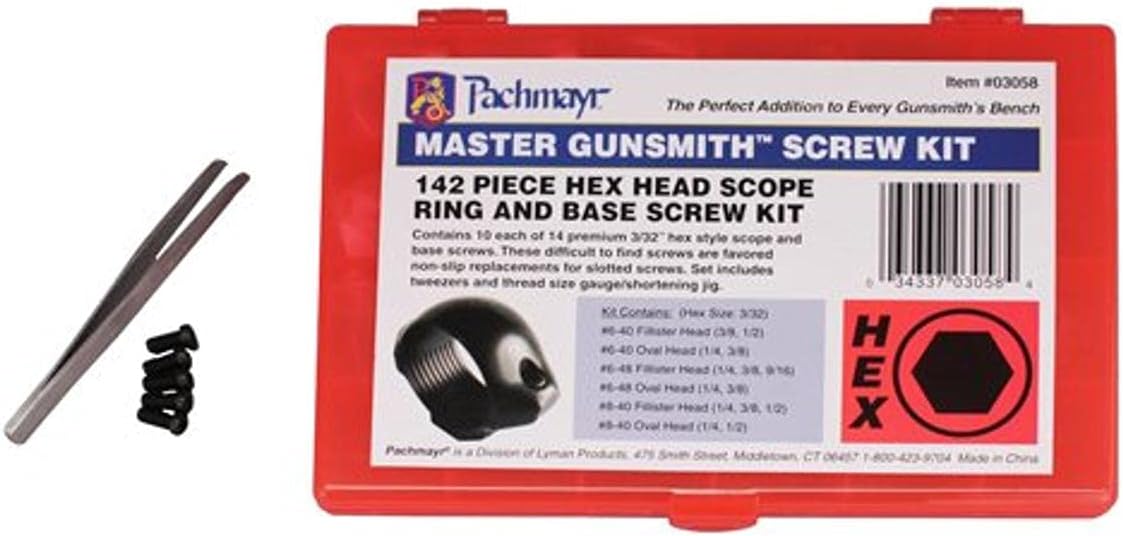 Pachmayr Master Gunsmith Hex Head Ring and Base Screw Kit