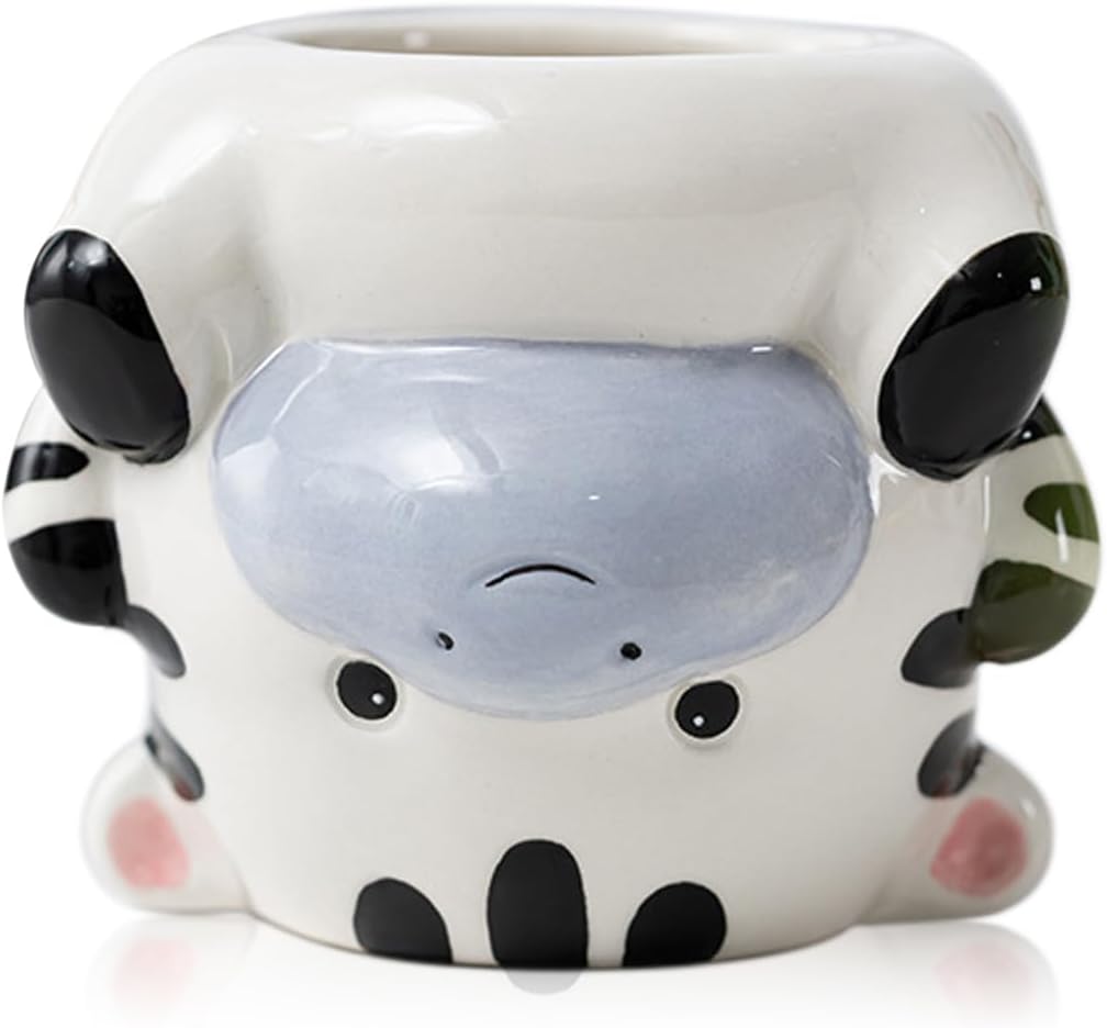 Amazon.com : DIYOMR Cute Animal Planter Upside Down Ceramic Cartoon ...