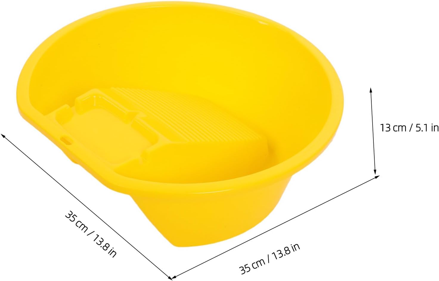 4pcs Portable Wash Basin with Built in Soap Holder and Washboard Edge