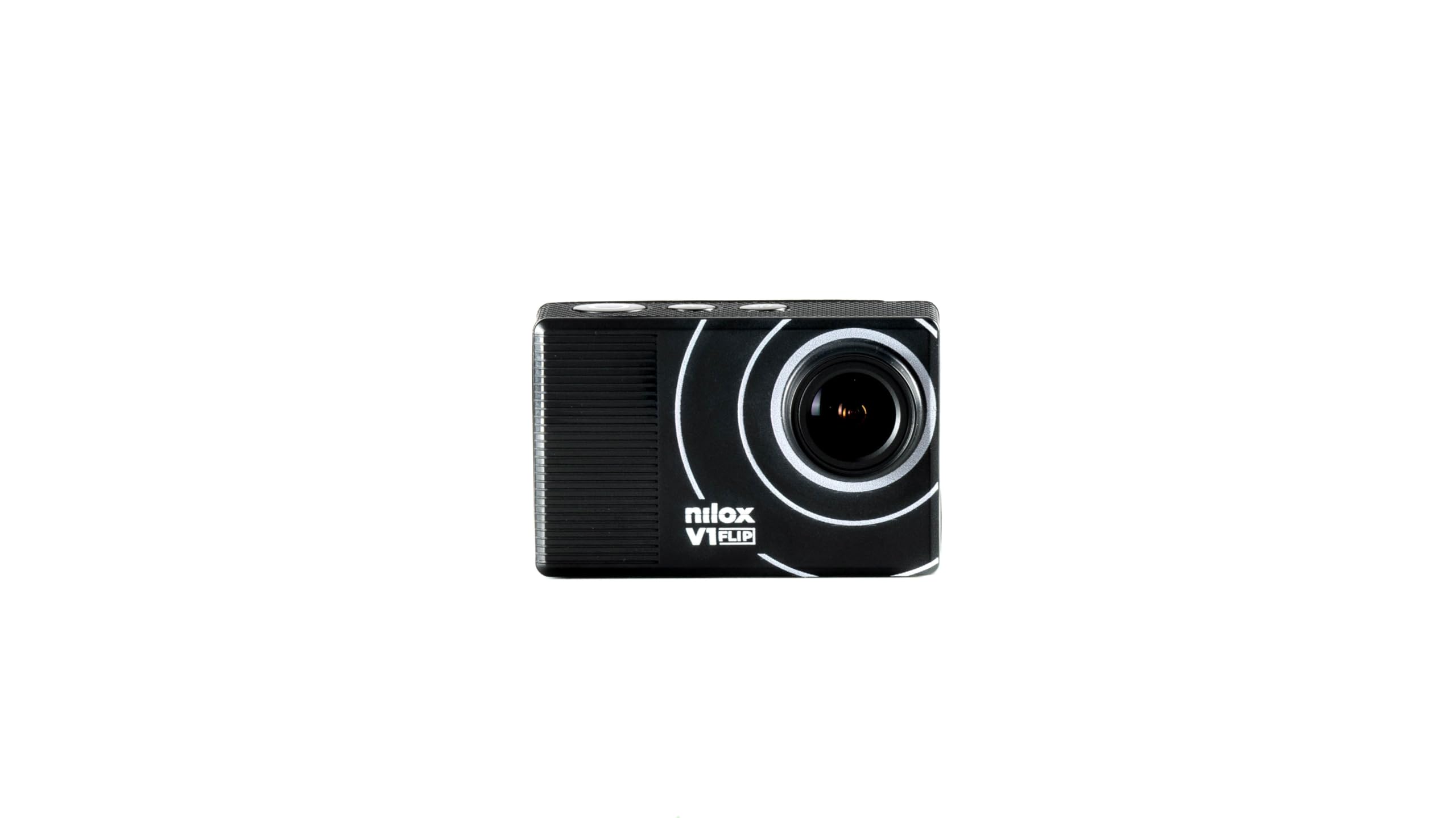Nilox, Action Camera Risoluzione 4K/60fps, Doppio Schermo con Touch Screen, Connessione Wifi, Resistente all'Acqua fino a 30m con Custodia Protettiva, Batteria 1050 mAh, Memoria SD fino a 128 GB