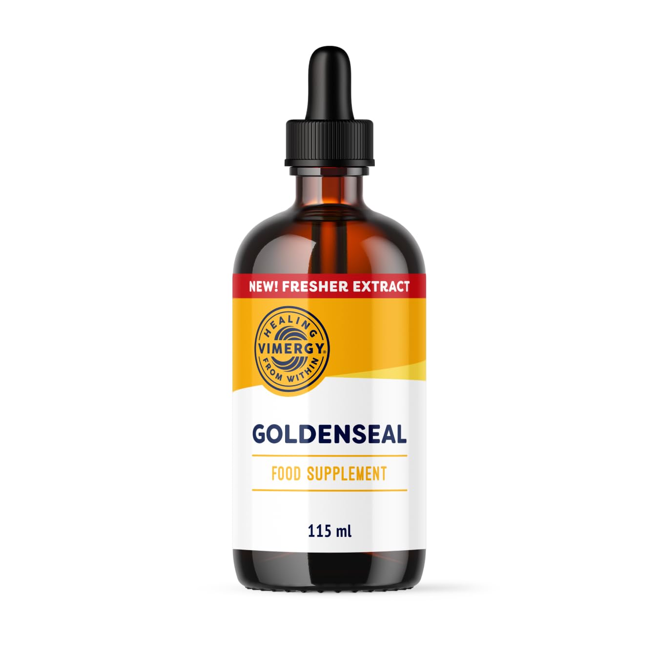 VimergyGoldenseal, 57 Servings – Goldenseal Drops– Vegan Liquid goldenseal Extract – Alcohol-Free Golden Seal– Formulated Without Sugar or Binders – Non-GMO & Gluten-Free (115 ml)USDA Organic