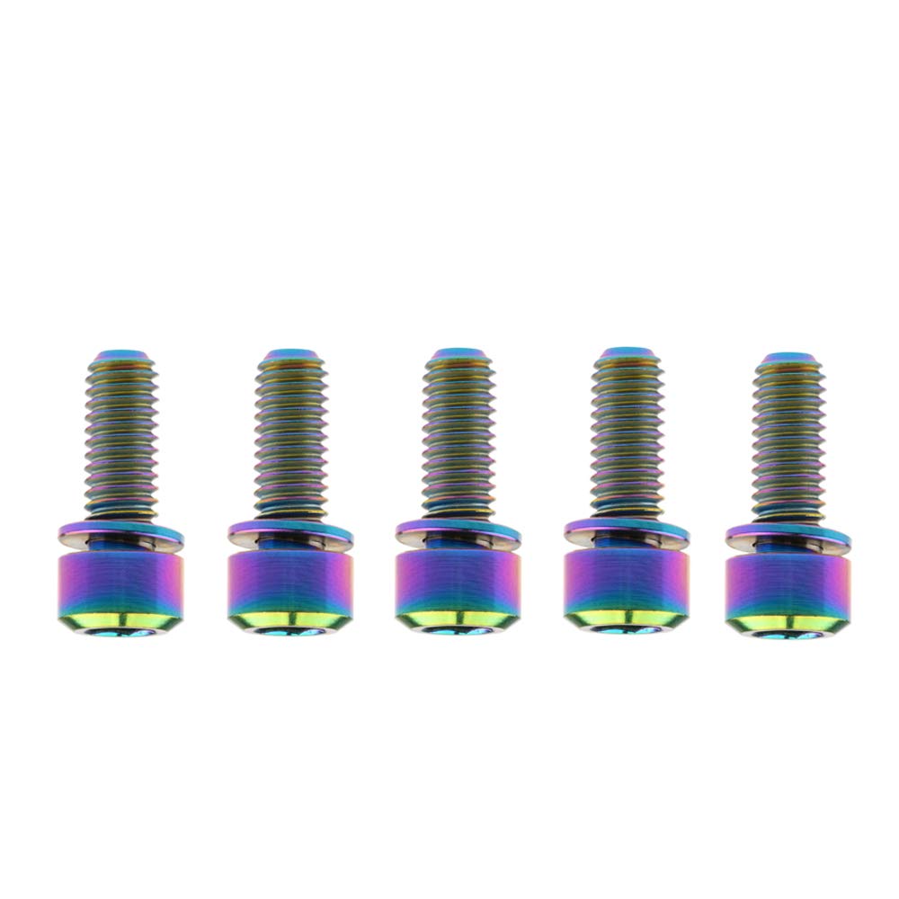 Yaruijia Titanium Bolts M6x16 18 20 25mm Cap Allen Screws with