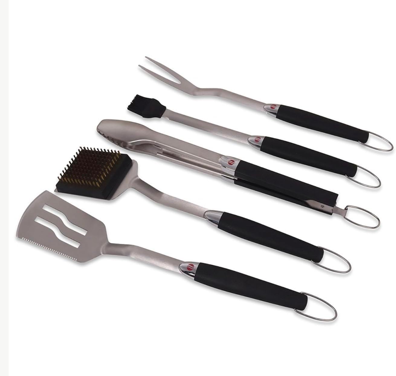 Grillstream Stainless Steel 5 Piece BBQ Tool Set Grillstream Stainless Steel 5 Piece BBQ Tool Set
