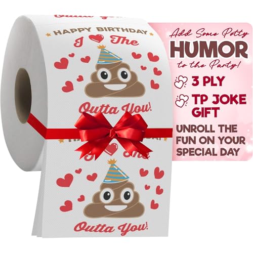 Amazon | ハッピーバースデー 面白いトイレットペーパーロール - I