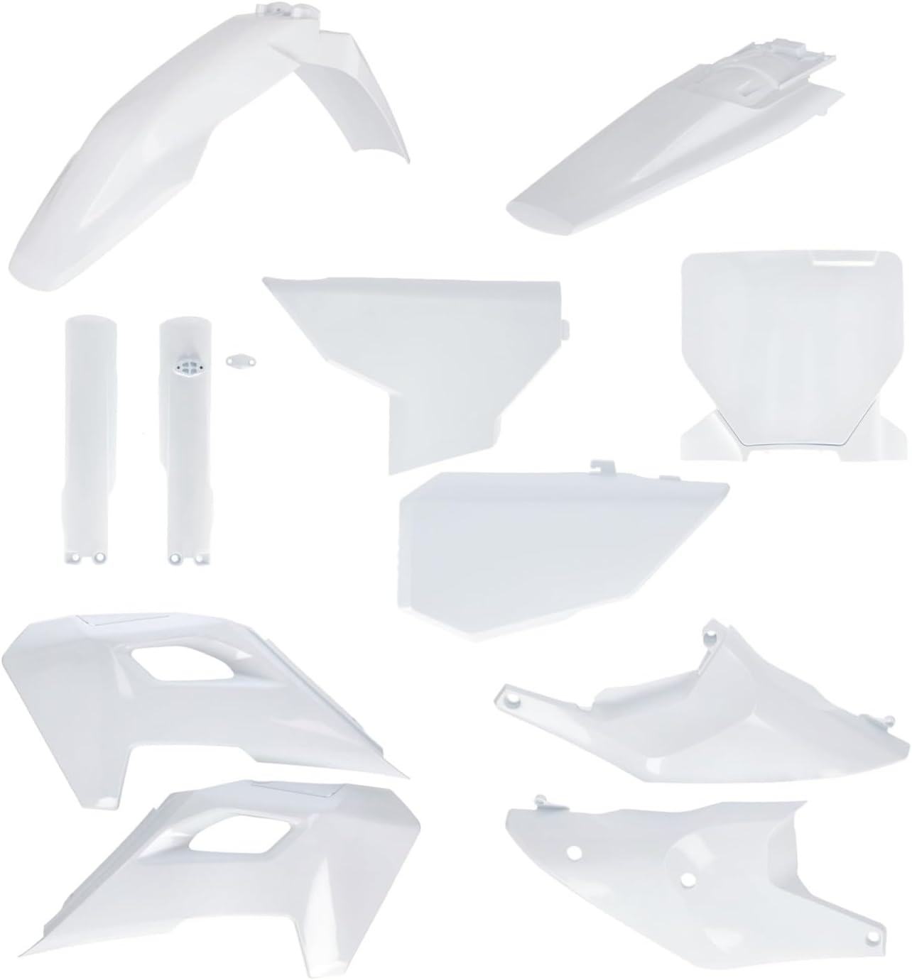 Acerbis Full Plastic Kit – Compatible with KTM – white