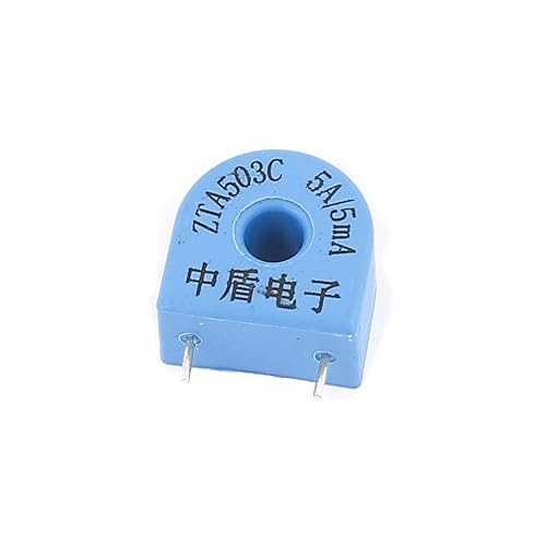 IIVVERR ZTA503C 5A5mA 2 Terminales Precisión AC Micro Sensor de transformador de corriente AC de precisión terminal ZTA503C 5A 5mA 2