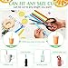 800 Pcs Straws Jumbo Smoothie Straw Plastic Straws Individually Wrapped Bubble Tea Straws Extra Large Disposable Drinking Straws for Milkshake Bubble Tea Cocktail Drinks, 0.43