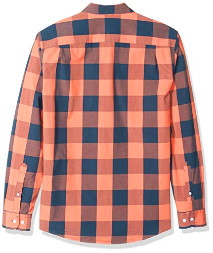 Image of Amazon Essentials Men's Regular-Fit Long-Sleeve Casual Poplin Shirt, Button Front, Business Casual, Collared