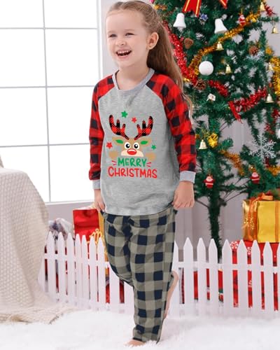 Toddler Boy Girl Sweatshirt Ugly Christmas Sweater Kids Reindeer Santa Long Sleeve Shirt Xmas Pullover Tops 2-7T3