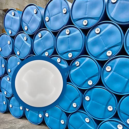 Harskiyer 6Pcs 2.32’’ / 60Mm Barrel Bung Cap, Plastic Bung Hole Caps Poly Buttress Drum Bung Plug Cap Seal Lid Barrel Caps For 55 Gallon Plastic Drums With Silicone Gasket, Coarse Thread #TOP5