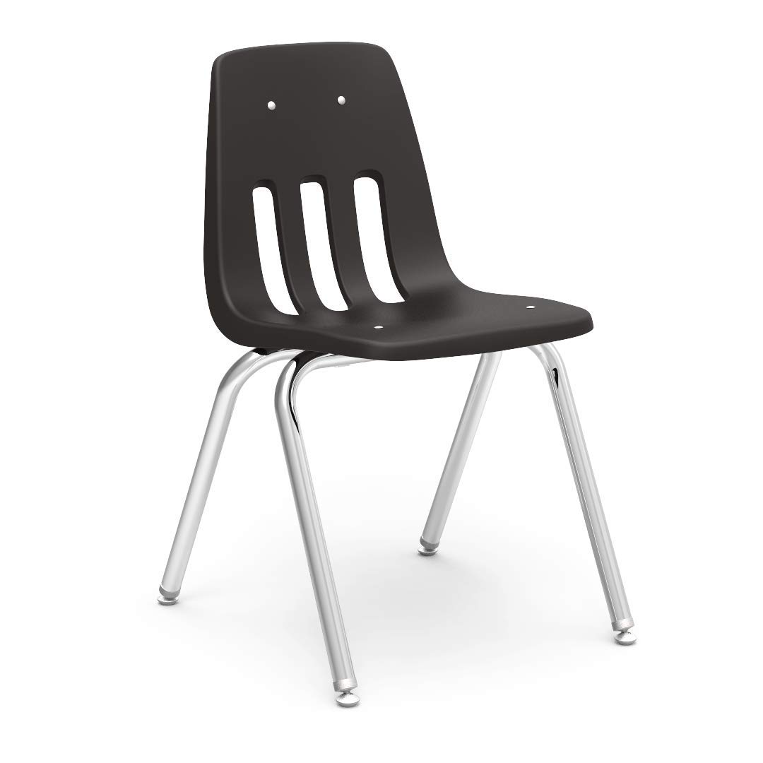 Amazon.com: Virco Student Chair, Black, Soft Plastic Shell, 18