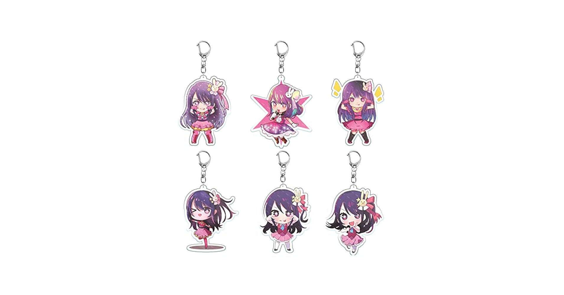 Amazon.co.jp: [HarnyLoom] キーホルダー 推し 人気アニメ