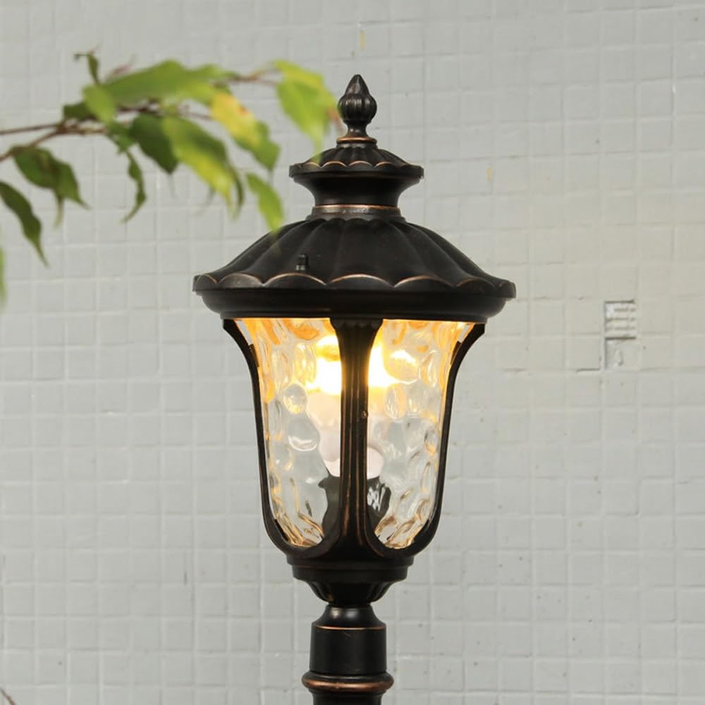 Générique Luminaire haut de gamme européen avec verre ondulé à l'eau
