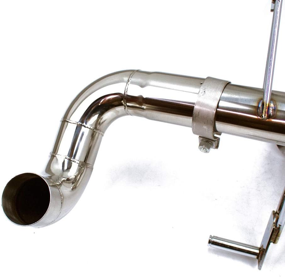 Rev9 CB-302A X-Pipe Stainless Steel Cat-Back Exhaust, Free Flow, 2.75 Inch Piping, compatible with Audi R8 4.2L V8 2008-12