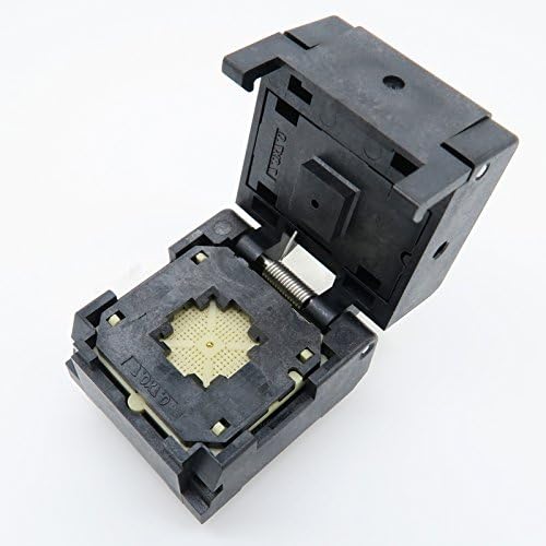 QFN88(10x10)-0.4 Burn in Socket [ALLSOCKET] QFN88 MLF88 WLCSP88 Package IC Testing Adapter Soldering, 0.4mm Pitch IC Size 10x10mm NP506-088-014-SC-G Programming Socket Burn-in(Clamshell, 0.4mm)