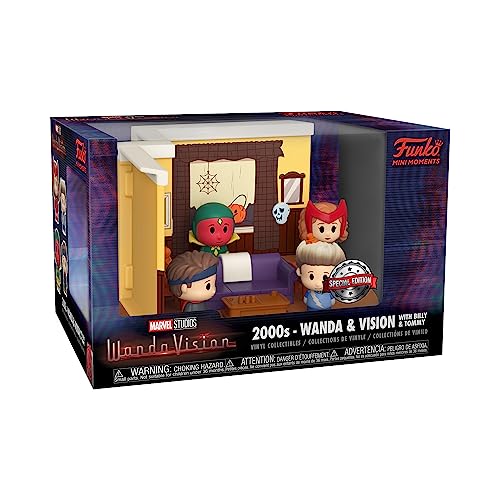 Funko Mini Moments: Marvel: Wanda Vision - LR 90’s - WandaVision - Figura de Vinilo Coleccionable - Idea de Regalo- Mercancia Oficial - Juguetes para Niños y Adultos - TV Fans