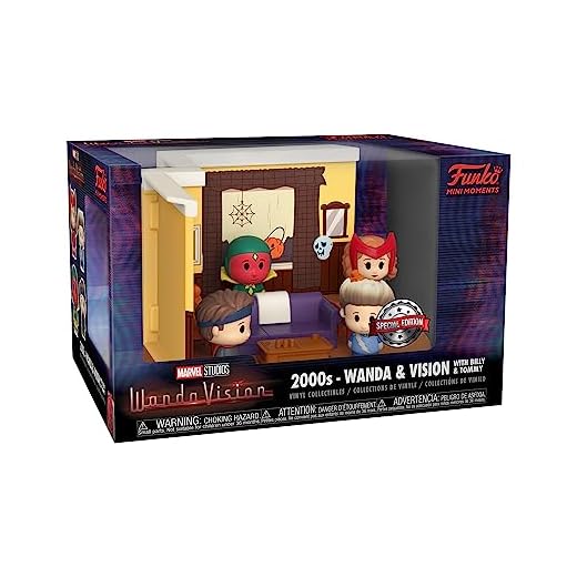 Funko Mini Moments: Marvel: Wanda Vision - LR 90’s - WandaVision - Figura de Vinilo Coleccionable - Idea de Regalo- Mercancia Oficial - Juguetes para Niños y Adultos - TV Fans