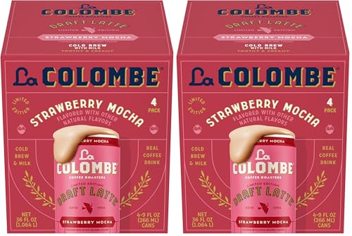 La Colombe Coffee, Strawberry Mocha Cold Brew Draft Latte, 9