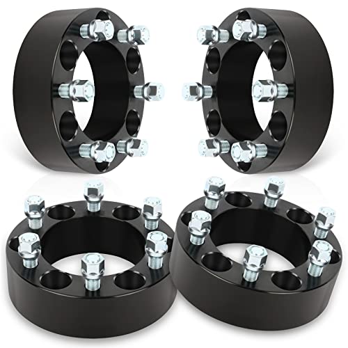 Scitoo 4Pcs 2 Inch 6X5.5 To 6X5.5 Wheel Spacers 14X1.5 Studs Bore 108Mm, 6X139.7Mm To 6X139.7Mm Wheel Spacers Adapters 6 Lug Fit For Tahoe For Silverado 1500 For Express 1500 #TOP1