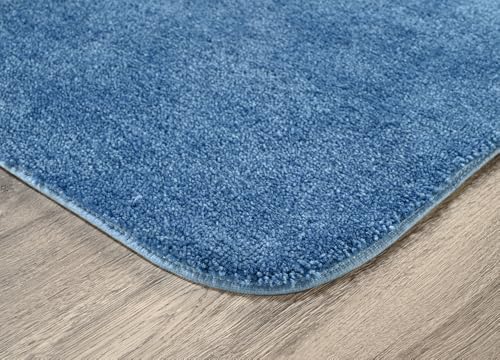 Set de 3 Tapetes Tradicionales Nylon Lavables Azul miniatura 5