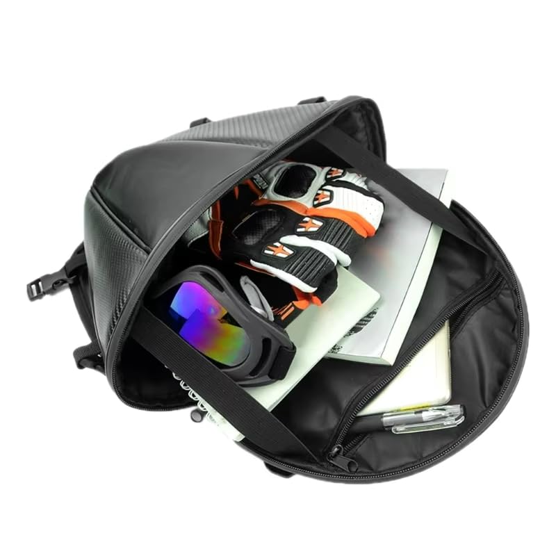 1 Borsa Sella Moto per MV Agusta Turismo Veloce 800 1 I 2015-2020, Borsone Moto Impermeabile Borsa Posteriore Zaino Moto Zaino Portaoggetti Sedile Passeggero